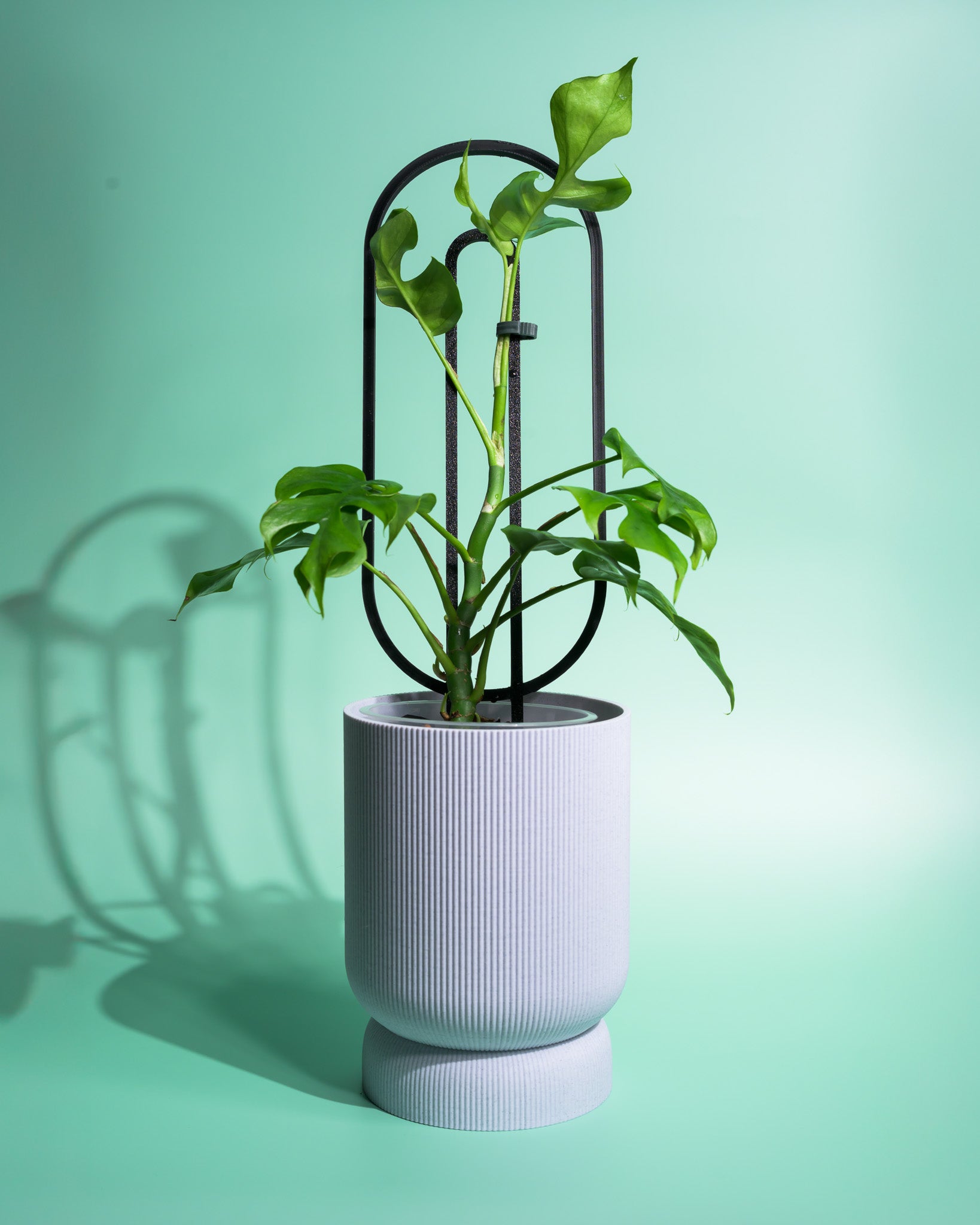 Hourglass Planter + Hidden Drainage - Indoor Planter